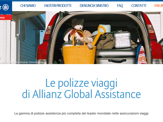 Nuovo sito web per Allianz Global Assistance