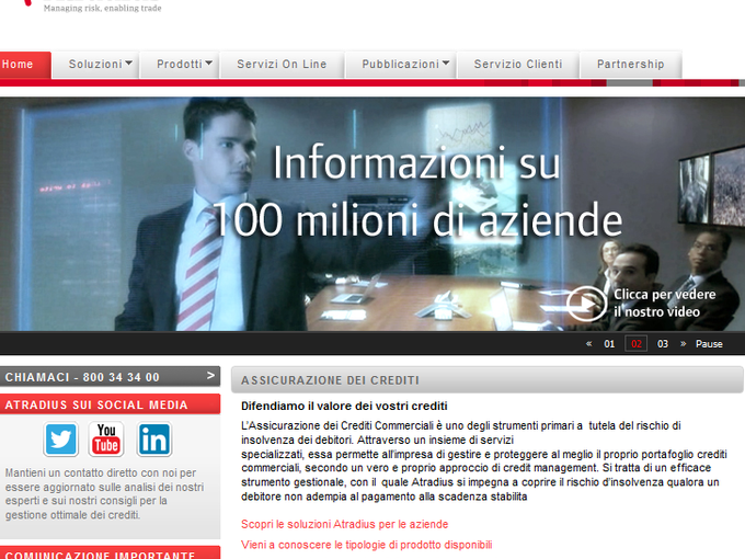 Polizze credito, Atradius stima l'indennizzo