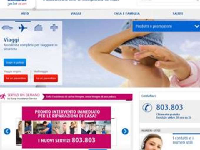 Il sito Europ Assistance si rinnova e si sdoppia
