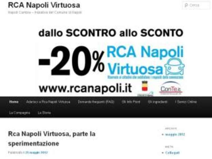 Al via oggi “Napoli virtuosa”, Rc auto scontata fino al 20%