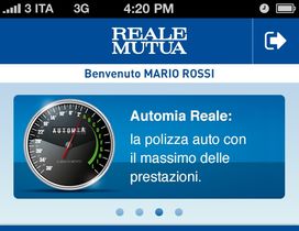 Ecco la nuova app di Reale Mutua
