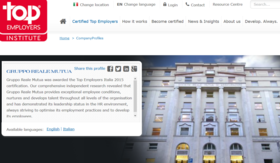 Il Top Employers 2015 al gruppo Reale Mutua e Groupama Assicurazioni