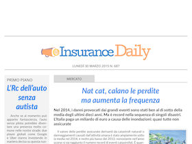 Insurance Daily n. 687 di lunedì 30 marzo 2015