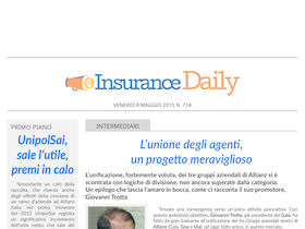 Insurance Daily n. 714 di venerdì 8 maggio 2015